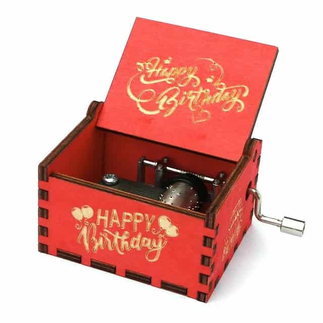 Caixa De Música Feliz Aniversário