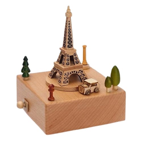 Caixa De Música Torre Eiffel Magnética